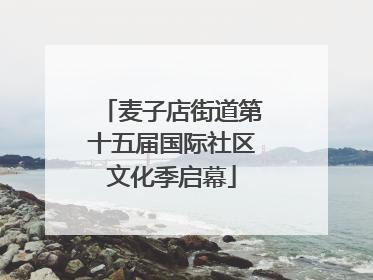 麦子店街道第十五届国际社区文化季启幕