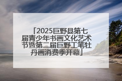 2025巨野县第七届青少年书画文化艺术节暨第二届巨野工笔牡丹画消费季开幕