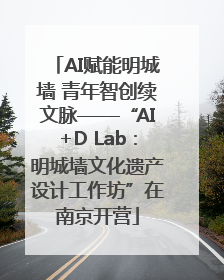 AI赋能明城墙 青年智创续文脉——“AI+D Lab：明城墙文化遗产设计工作坊”在南京开营